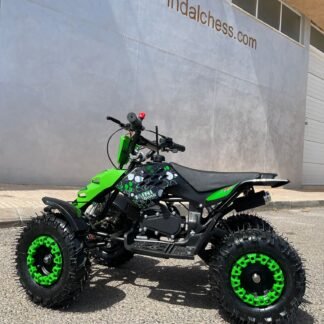 QUAD MTR MINIKF de gasolina 50cc, motor de 2 tiempos, VERDE - INDA1097-Q0203-MALCO